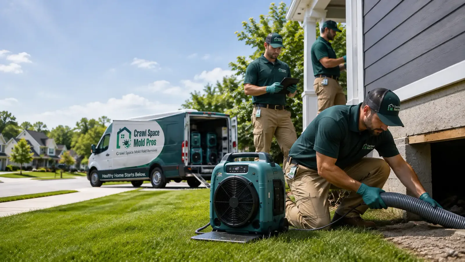 Crawl Space Mold Removal in Banks, OR